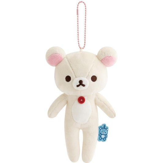 SAN-X | Rilakkuma Korilakkuma Long-legged Hanging Plush Toy Bag Charm Keychain 165×115×60mm (Rilakkuma Lab)