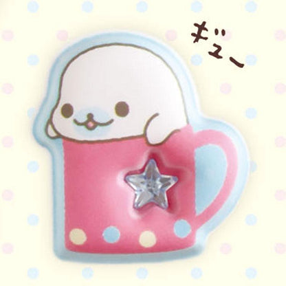 SAN-X | Mamegoma Squishy Sticker 200x95mm (Universe San-X Town More!)