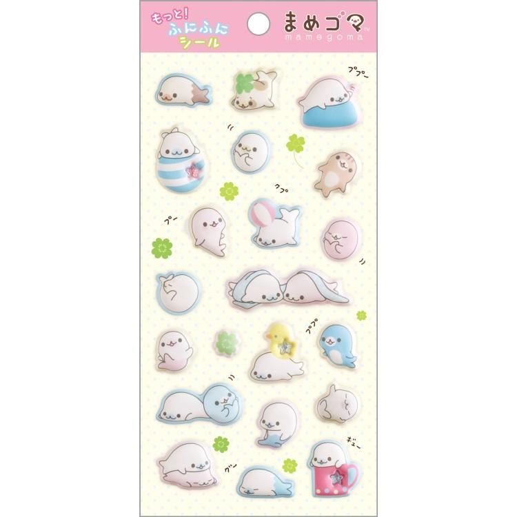 SAN-X | Mamegoma Squishy Sticker 200x95mm (Universe San-X Town More!)