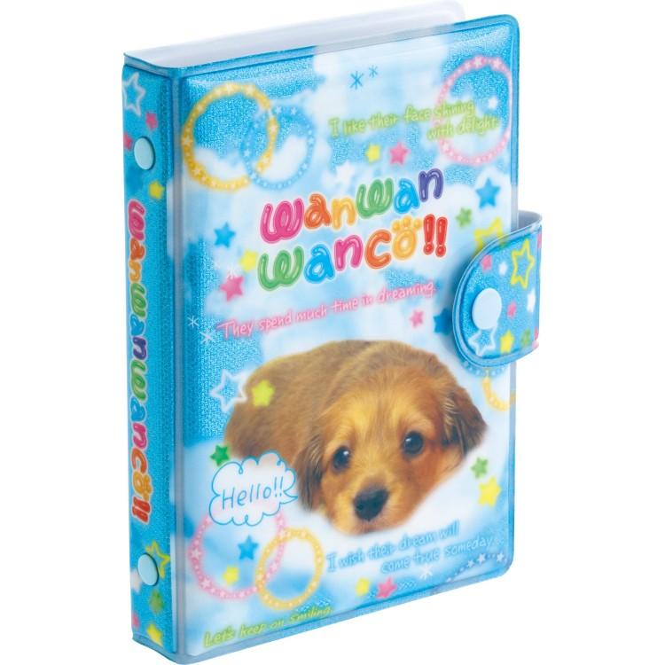 San-X | Wan Wan Wanko Squishy Sticker Binder 155×110×20mm (Sky)