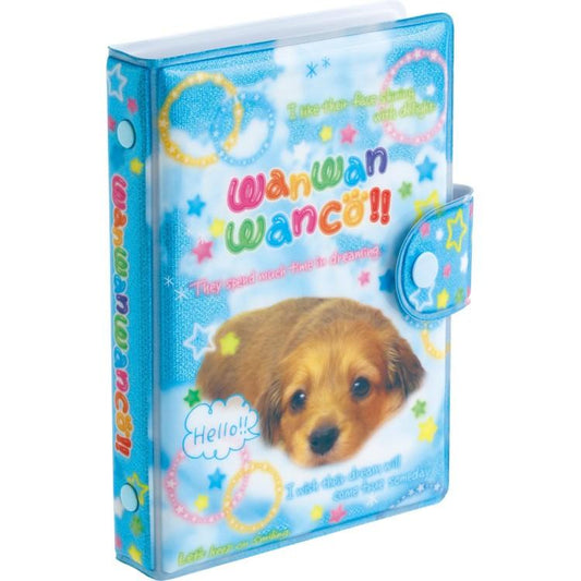 San-X | Wan Wan Wanko Squishy Sticker Binder 155×110×20mm (Sky)