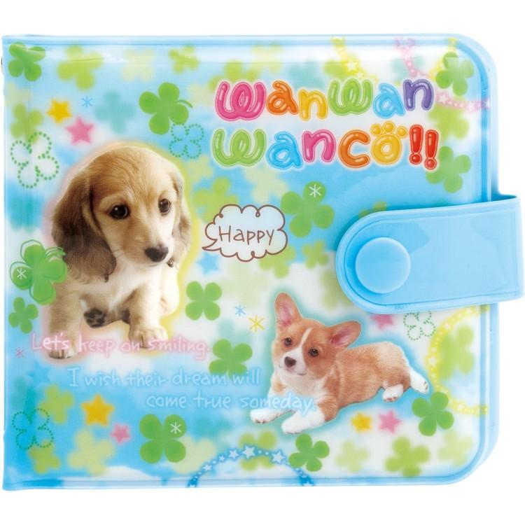San-X | Wan Wan Wanko Vinyl Wallet 90×95×10mm