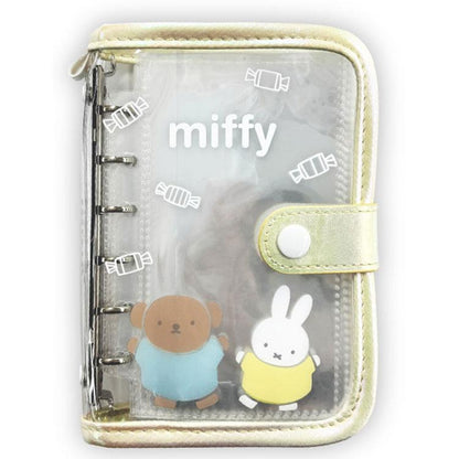 Miffy | Boris & Miffy 6 Hole Sticker Binder 160×120×30mm (Grey Dance Dessert)