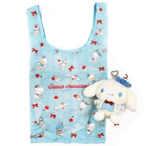 SANRIO | Cinnamoroll Plush Keychain Eco Bag 145×115×80mm (Sky Blue Cherry Cake)