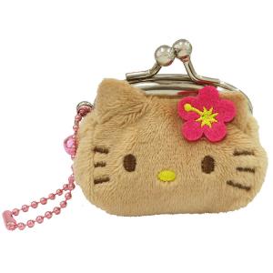 SANRIO | Hello Kitty Coin Purse Petite Clasp Keychain 65x55x45mm (Tan Sunburned)