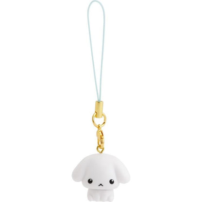 SAN-X | Buru Buru Dog Figure Keychain with Strap 100×70mm (San-X Universe)