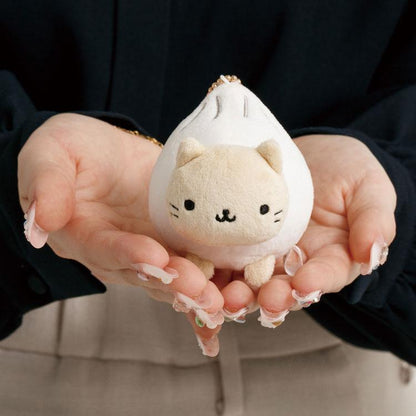 SAN-X | Nyan Nyan Nyanko Mascot Holder Bag Charm Keychain 70x60x75mm