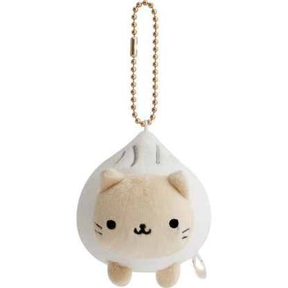 SAN-X | Nyan Nyan Nyanko Mascot Holder Bag Charm Keychain 70x60x75mm