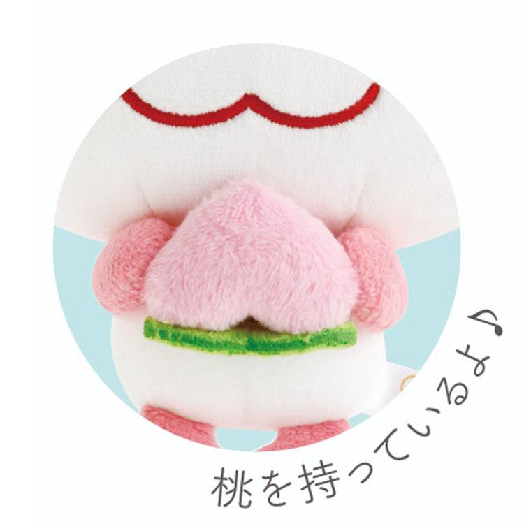 SAN-X | Momo Panda Plush Toy Plush Doll with Squeaky Feature 100x80x125mm (San-X Universe)
