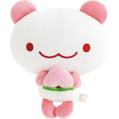 SAN-X | Momo Panda Plush Toy Plush Doll with Squeaky Feature 100x80x125mm (San-X Universe)