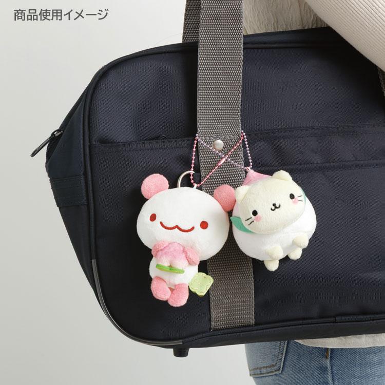 SAN-X | Momo Panda Mascot Holder Bag Charm Keychain 125×70×50mm (Always Together)