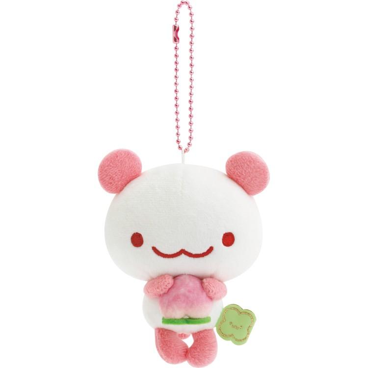 SAN-X | Momo Panda Mascot Holder Bag Charm Keychain 125×70×50mm (Always Together)