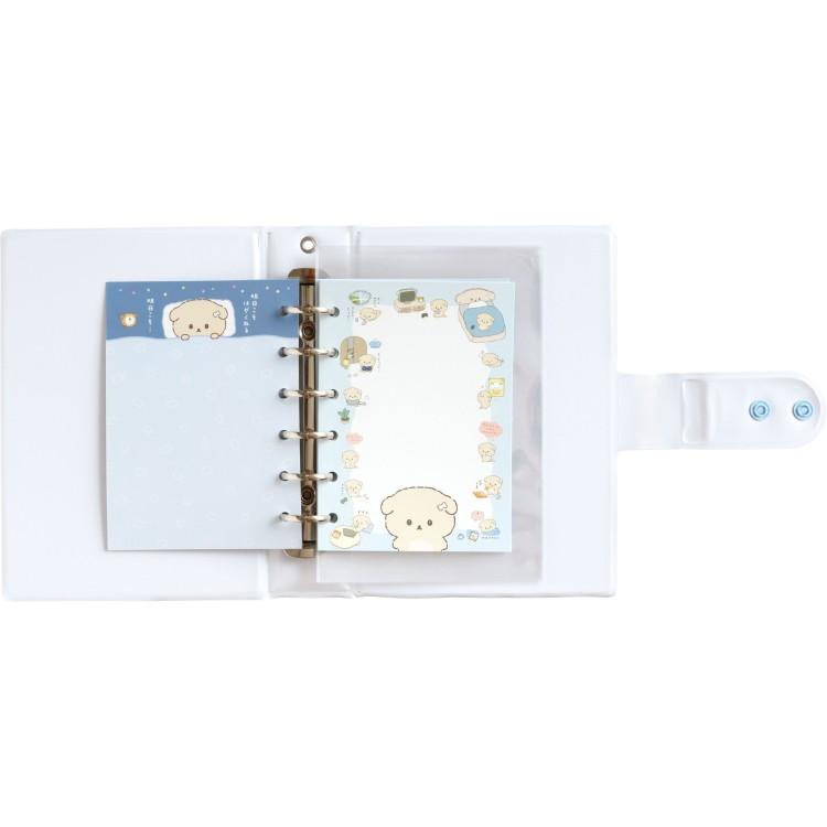 SAN-X | Ishiyowa-chan Large Capacity 6-Hole Sticker Binder Organizer 175×125×40mm
