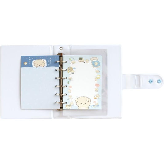 SAN-X | Ishiyowa-chan Large Capacity 6-Hole Sticker Binder Organizer 175×125×40mm