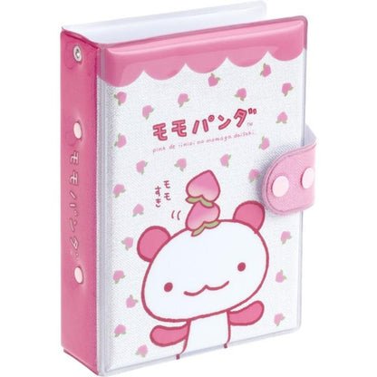 SAN-X | Momo Panda Large Capacity 6-Hole Sticker Binder Organizer 175×125×40mm