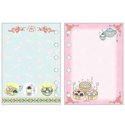 San-X | 6 Hole Sticker Notebook 125×90mm (Nyan Nyan Nyanko)