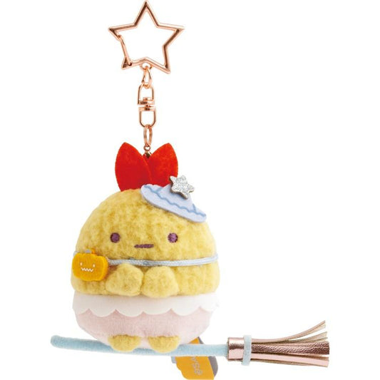 San-X | Sumikko Gurashi Ebifurai no Shippo Fried Shrimp Tail Hanging Plush Toy Bag Charm Keychain 70×95×45mm (Magical Halloween)