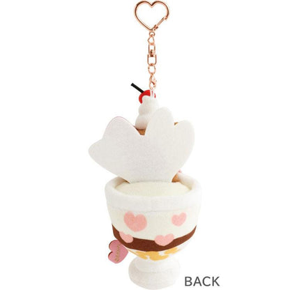 San-X | Nyan Nyan Nyanko Mascot Holder Bag Charm Keychain 140×65×65mm (San-X Universe Heart)