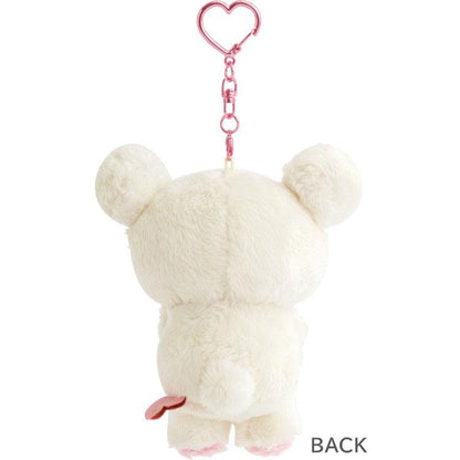 San-X | Rilakkuma Korilakkuma Plush Keychain Bag Charm Mascot 100×85×50mm (San-X Universe Heart)