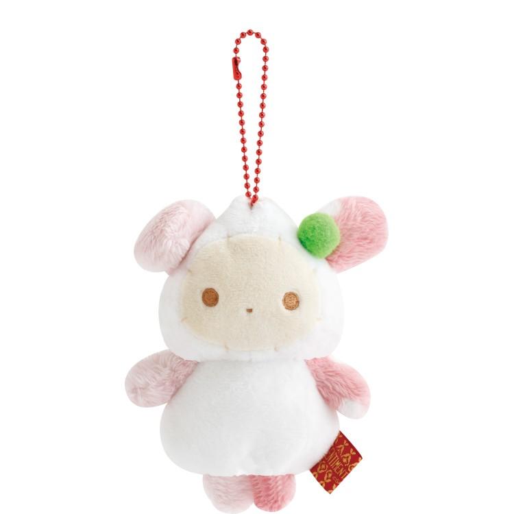 San-X | Sentimental Circus Shappo Tonight's Stardust Menu Mascot Holder Bag Charm Keychain 125×90×50mm (Tonight at the Shirokurokogumaza Tea Salon)