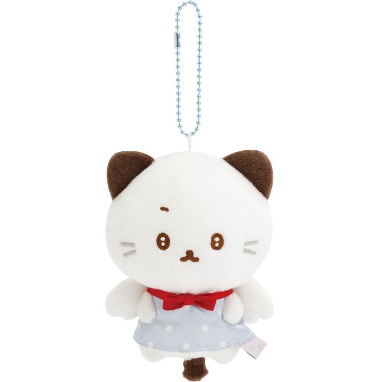 San-X | Ishitsuyo-chan Angel Hanging Plush Toy 110×90×70mm (Can You Defeat Temptation?)