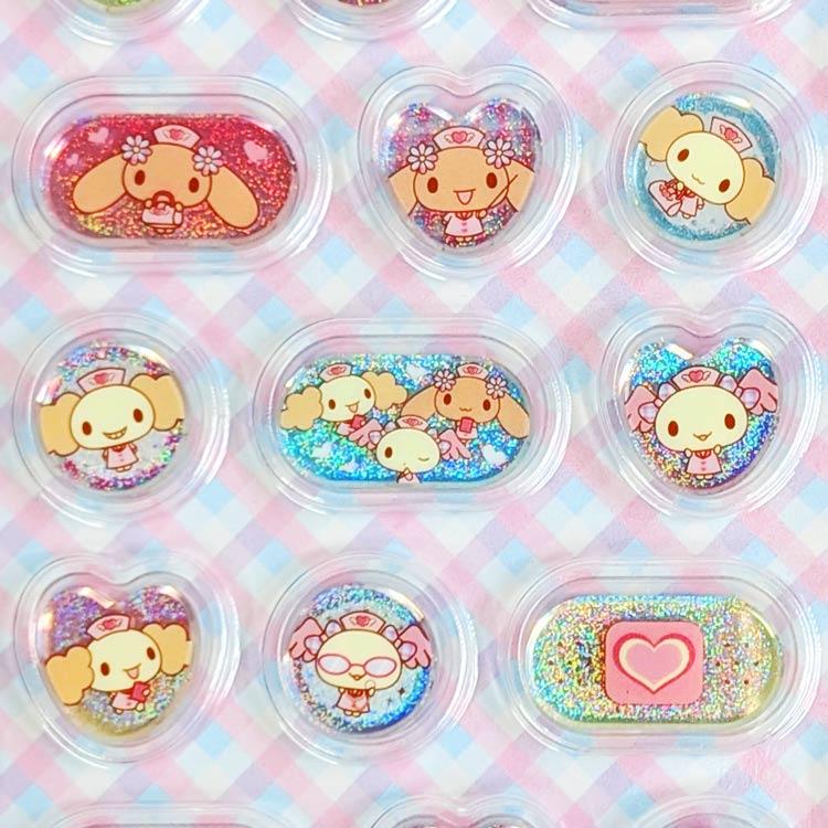 SANRIO | Cinnamo Angels Crystal Seal Sticker 28x17x2mm