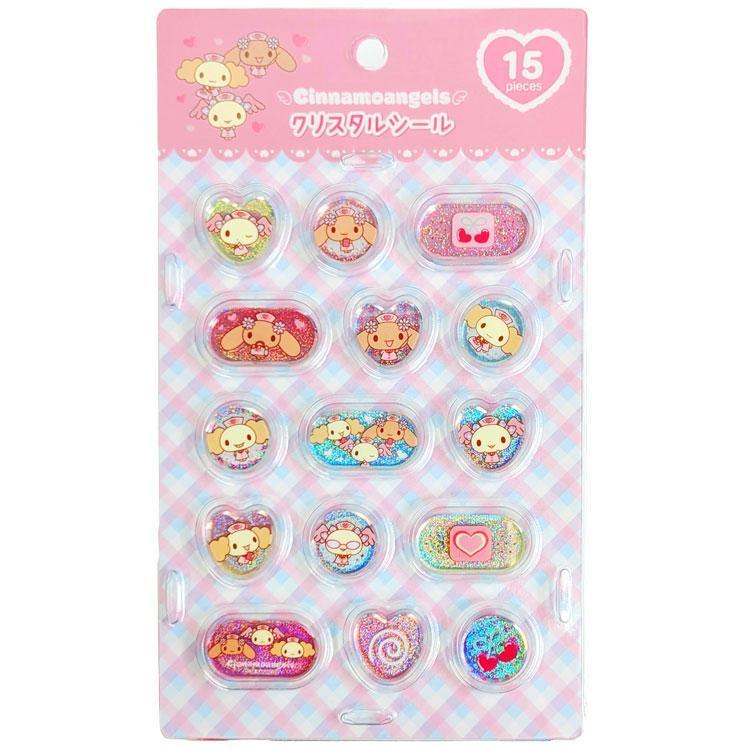 SANRIO | Cinnamo Angels Crystal Seal Sticker 28x17x2mm