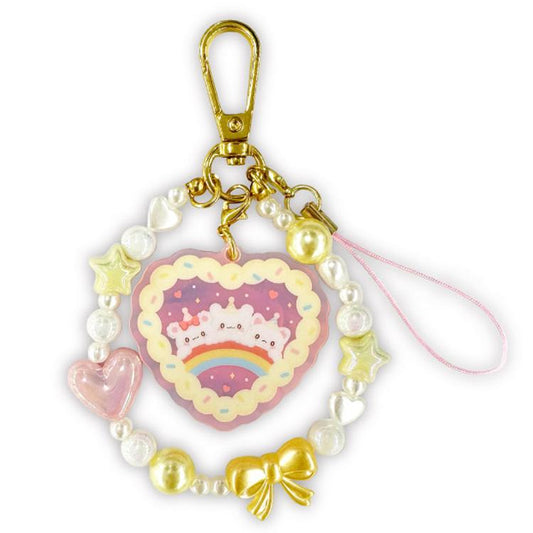 SANRIO | Hanamaruobake Phone Strap 95x55x15mm (Cake)
