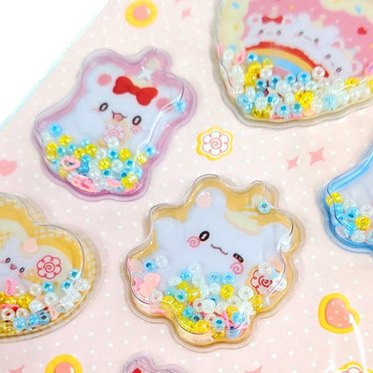 SANRIO | Hanamaruobake Shaker Sticker 184x95x7mm