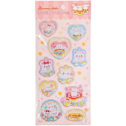 SANRIO | Hanamaruobake Shaker Sticker 184x95x7mm