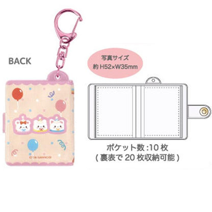 SANRIO | Hanamaruobake Mini Sticker Book Keychain 75×55×18mm (Birthday Pink)