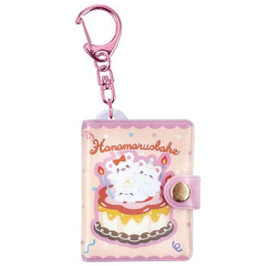 SANRIO | Hanamaruobake Mini Sticker Book Keychain 75×55×18mm (Birthday Pink)
