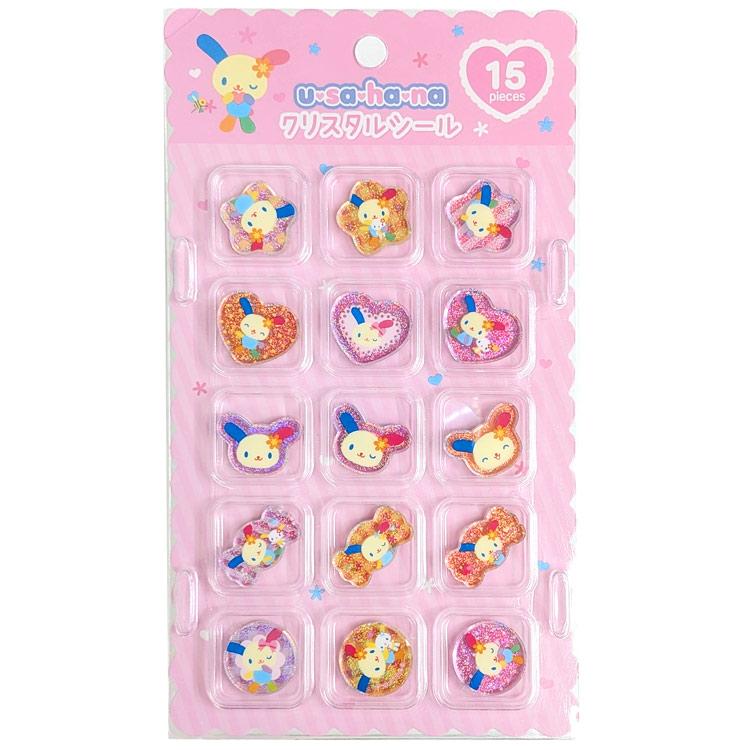 SANRIO | Usahana Crystal Stickers 171x98x5mm