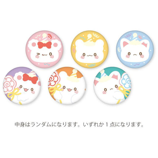 SANRIO | Hanamaruobake Embroidered Can Badge Blind Box 56mm (Birthday)