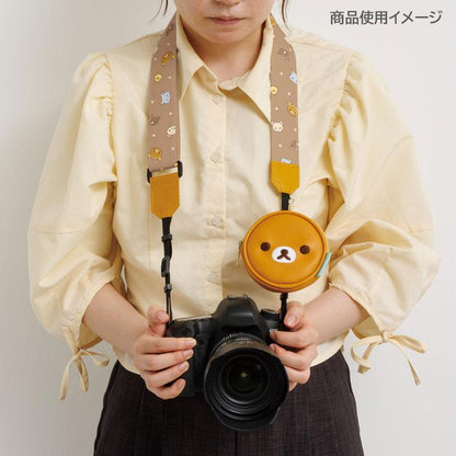 San-X | Rilakkuma Camera Shoulder Strap 500x35 mm (Rilakkuma and Awawaneko)