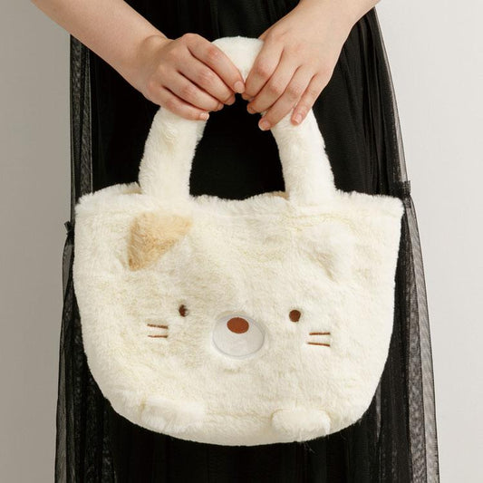 San-X | Sumikko Gurashi Neko Fluffy Mini Tote Bag 220×220×90mm