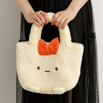 San-X | Sumikko Gurashi Ebifurai no Shippo Fluffy Mini Tote Bag 220×220×90mm