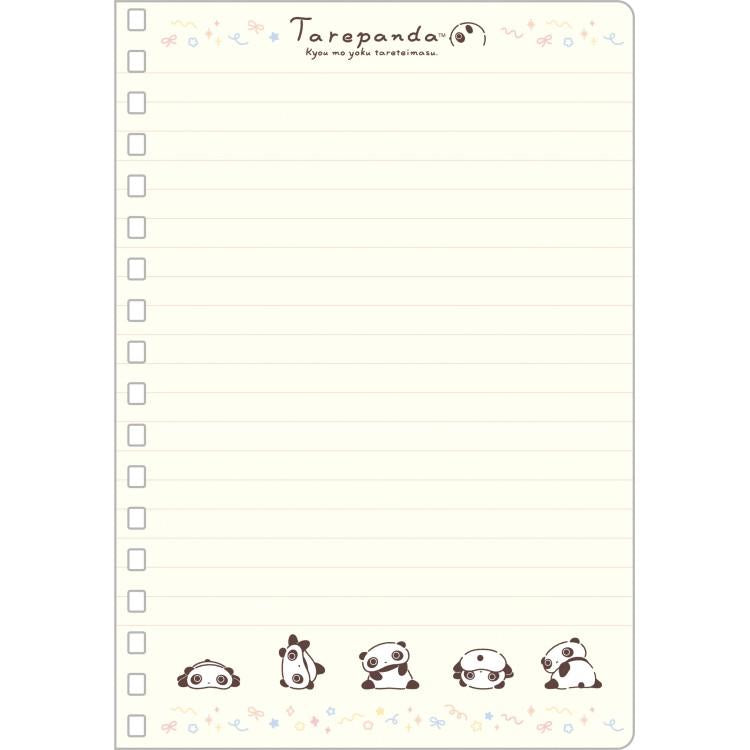 San-X | Everyday Tarepanda Pink Ring Notebook 180x125mm (The Usual Tarepanda)