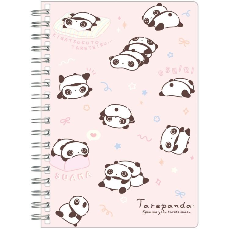 San-X | Everyday Tarepanda Pink Ring Notebook 180x125mm (The Usual Tarepanda)