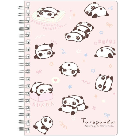 San-X | Everyday Tarepanda Pink Ring Notebook 180x125mm (The Usual Tarepanda)