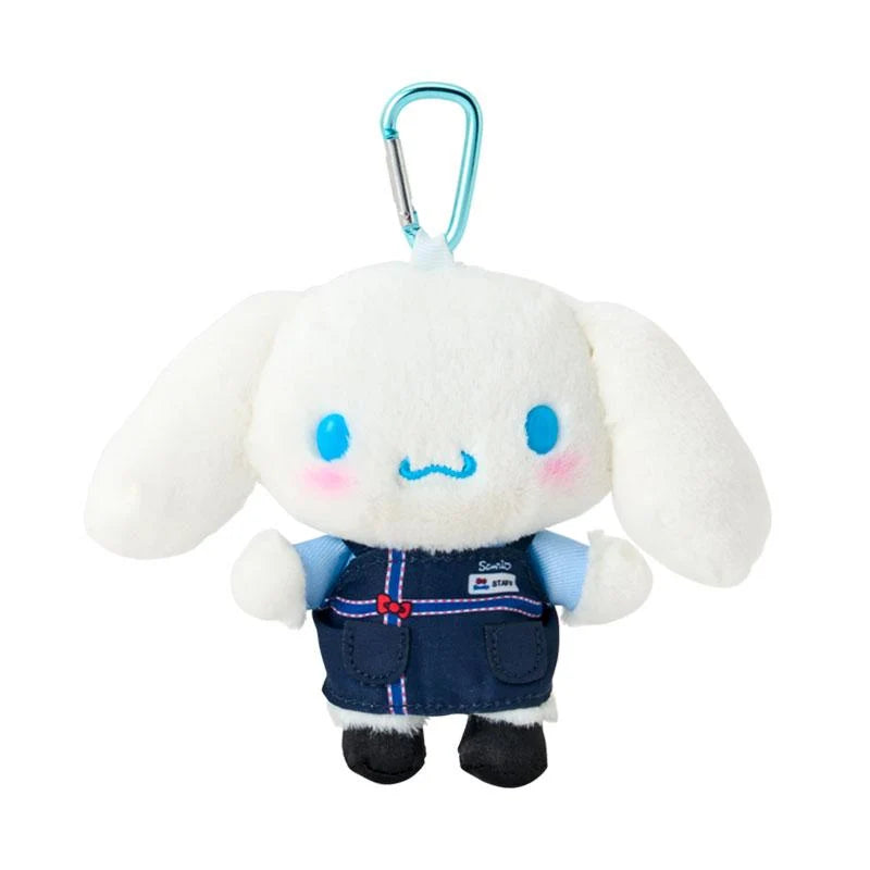 SANRIO | Cinnamoroll Plush Mascot Holder Keychain Bag Charm 125×80×135mm (Mini Sanrio Celebrating Shop 55th Anniversary)