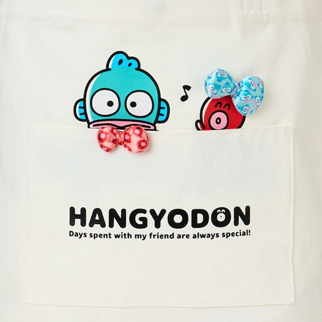 SANRIO | Hangyodon Tote Bag 38×11×37cm (40th Anniversary Happy Life)