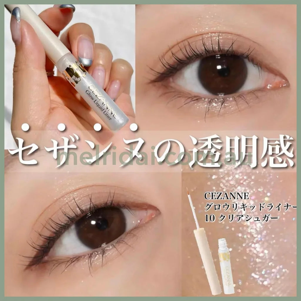 Cezanneglow Liquid Liner Waterproof 2023 10 Clear Sugar