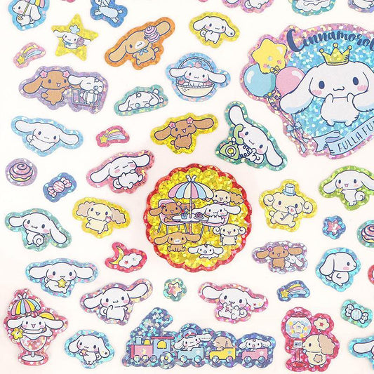 SANRIO | Cinnamoroll Glitter Sticker 100pcs 230×1×230mm