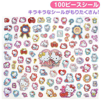 SANRIO | Hello Kitty Glitter Sticker 100pcs 230×1×230mm