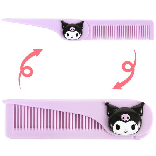 SANRIO | Kuromi Folding Comb 105×15×28mm
