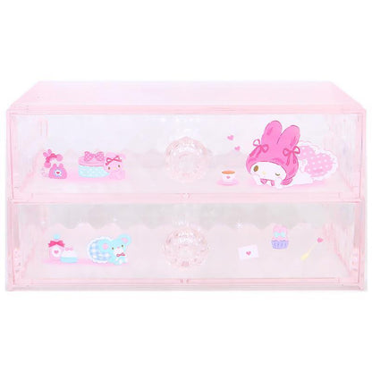 SANRIO | My Melody Stacking Chest Drawer 163×93×90mm (Relaxing)
