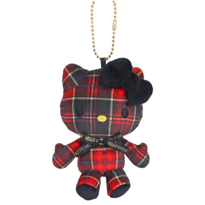 SANRIO | Hello Kitty BK Mascot Holder Plush Keychain 10cm Approx. (50th Anniversary)