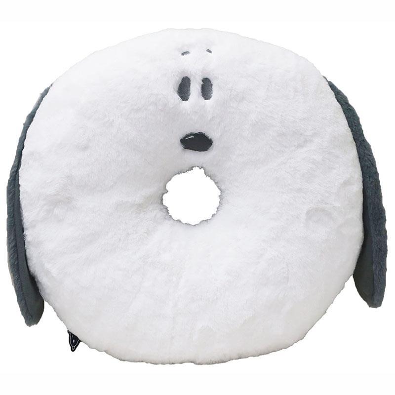 PEANUTS | Snoopy Round Cushion Gray 370x400x100m