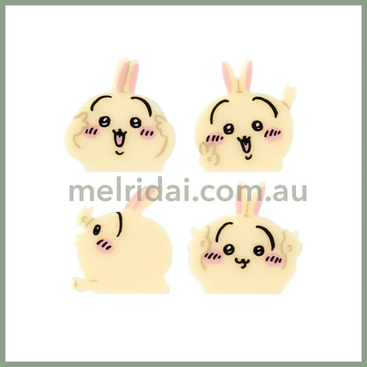 Chiikawa | 4 Set Acrylic Badge H40 X W40Mm (Usagi)